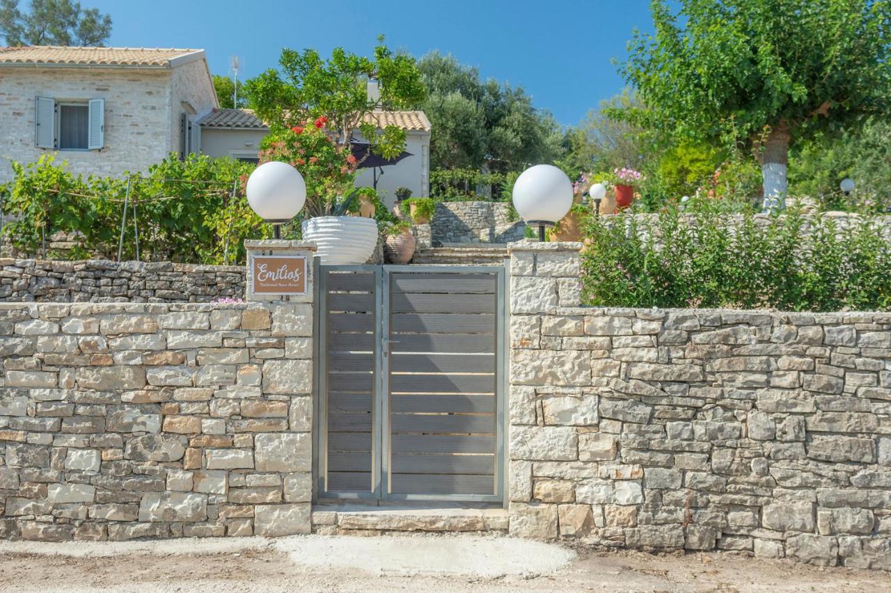 Villa Emilios Stone House Gaios Exterior foto
